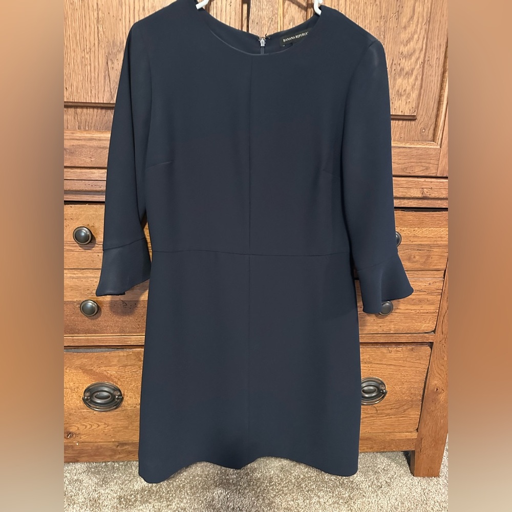Banana Republic Navy Blue Dress – Size 8P (Petite)